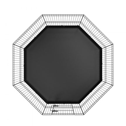 VEVOR puppybox 8 stuks. Puppyren 609,6 cm hoge dierenbox met vloermat gemaakt van 600D Oxford-stof hondenbox gemaakt van Q235 hondenbox buitenverblijf voor kleine en middelgrote huisdieren