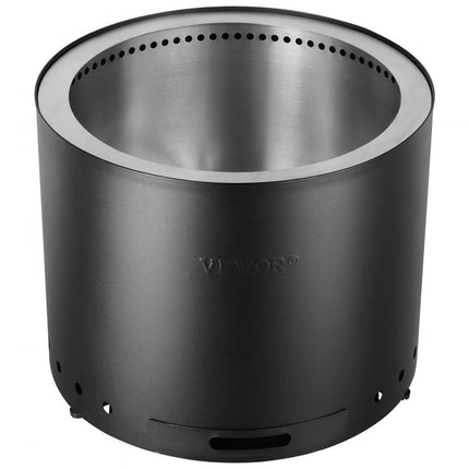 VEVOR vuurkorf Ø49m rookvrije houten vuurschaal vuurschaal inclusief pook