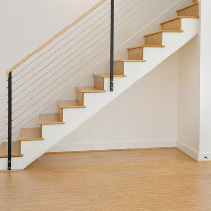 VEVOR 20-pack kabelrailset, 1/8" wielbeschermermouwenbundel met zwarte onzichtbare drukspanner en klem, kabelrailbeschermerhoezen voor 1/8" 3/16" draadkabel, multi-hoekinst