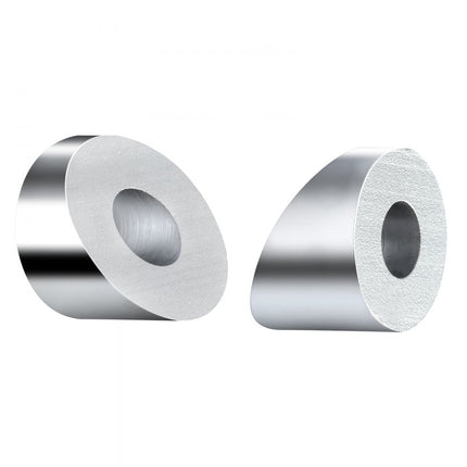 VEVOR 20-pack kabelrailset, 1/8" wielbeschermermouwenbundel met zwarte onzichtbare drukspanner en klem, kabelrailbeschermerhoezen voor 1/8" 3/16" draadkabel, multi-hoekinst