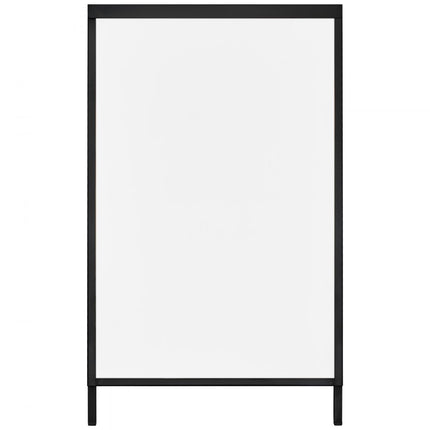 VEVOR stoepbord promenadebord 61 x 91 cm posterstandaard Q235 stalen posterstandaard met frame reclamebord loopbrugbord voor restaurant, bar, café, bedrijf etc.