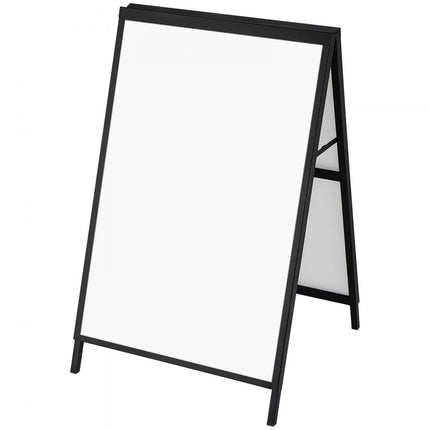 VEVOR stoepbord promenadebord 61 x 91 cm posterstandaard Q235 stalen posterstandaard met frame reclamebord loopbrugbord voor restaurant, bar, café, bedrijf etc.