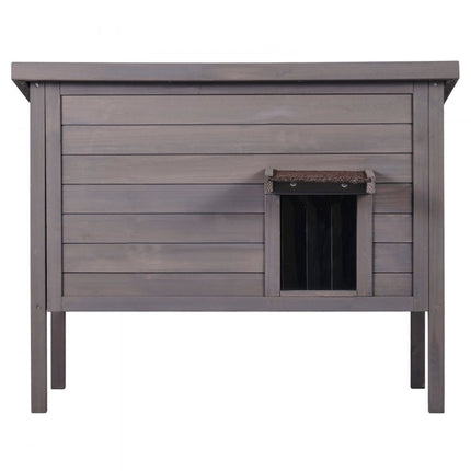 VEVOR Kattenhuis Cat Cave Kattenhut Hout Buiten Winterbestendig 870x535x690mm