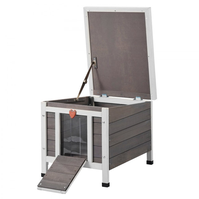 VEVOR Kattenhuis Cat Cave Kattenhut Hout Buiten Winterbestendig 513x420x420mm