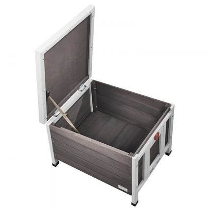 VEVOR Kattenhuis Cat Cave Kattenhut Hout Buiten Winterbestendig 513x420x420mm