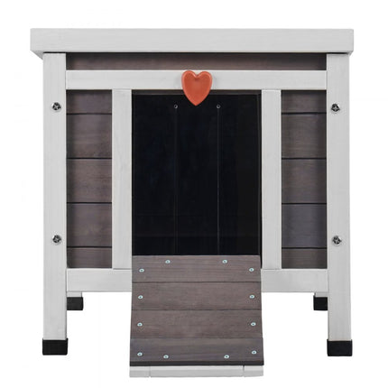 VEVOR Kattenhuis Cat Cave Kattenhut Hout Buiten Winterbestendig 513x420x420mm