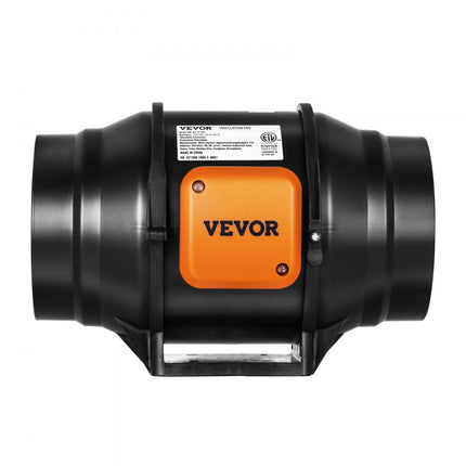 VEVOR 60W Inline kanaalventilator HVAC-afzuigventilator Rookuitlaatpijpventilator