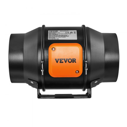 VEVOR 38W rookafzuigkanaalventilator Afzuigventilator Inline kanaalventilator