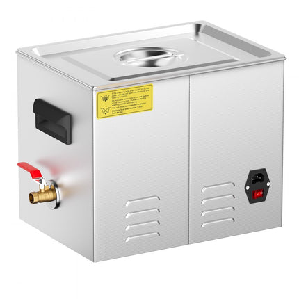 VEVOR 10L ultrasone reiniger met verwarmingstimer en mand digitale geluidsmachine