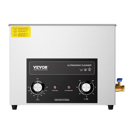 VEVOR 15L ultrasone reiniger met verwarmingstimer en mand digitale sonische machine
