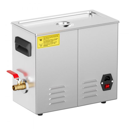 VEVOR 6L ultrasone reiniger met verwarmingstimer en mand digitale geluidsmachine