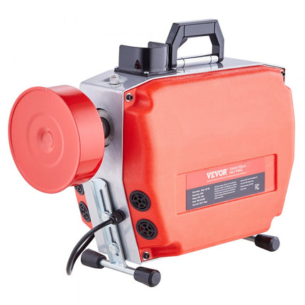 VEVOR pijpreinigingsmachine pijpreinigingsapparaat handmatig 36,6mx22mm/5,5mx9,5mm