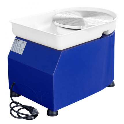 VEVOR Aardewerk Wiel pottenbakkersschijf keramische wielmachine 350 W elektrische pottenbakkersschijfmachine 28 cm 300 tpm pottenbakkersschijfmachine