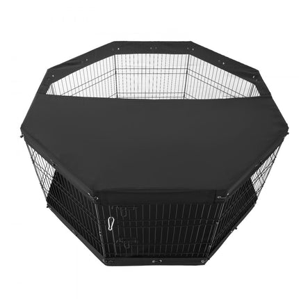 VEVOR puppyren puppybox puppyhek hondenhek met gevoerde hoes 76x61cm