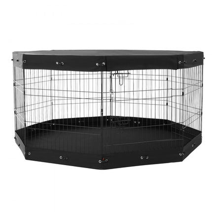 VEVOR puppyren puppybox puppyhek hondenhek met gevoerde hoes 76x61cm