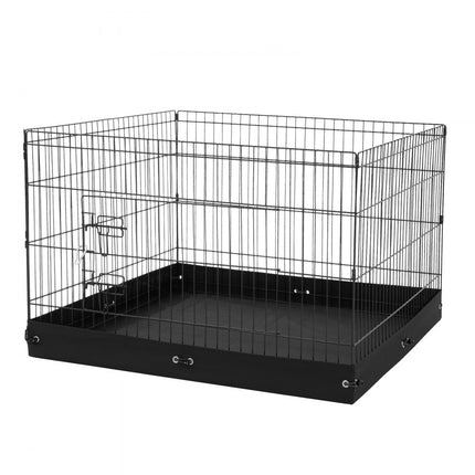 VEVOR puppyren puppybox puppyhek hondenhek met vloermat 61x91cm