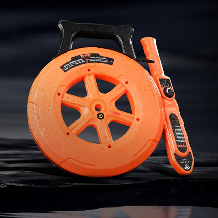 VEVOR pijpverstoppingsdetector pijpverstoppingsdetector pijpreiniger ABS behuizing pijpinspectie-organizer 30m kabeldetectieafstand voor niet-metalen pijpen 0-40cm metalen pijpen 0-15cm