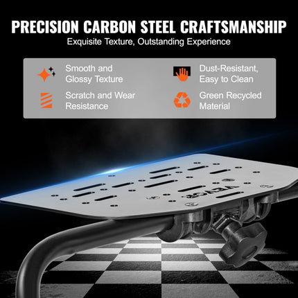 VEVOR stuurstandaard 600-830 mm gamestoel 0°-40° gamestoel gemaakt van stalen frame Racing Simulator voor racegames Game Seat Racing Seat Racing Seat voor Logitech Thrustmaster Fanatec Hori en Mad Catz