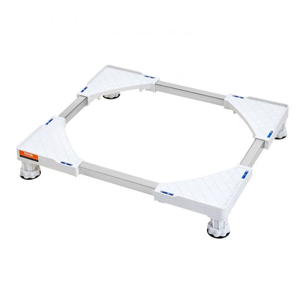 VEVOR Mini-koelkaststandaard 414 x 414 x 96,5 mm Universele wasbasis Verstelbare koelkaststandaard met 4 stabiele voeten Wasmachinebasis voor wasmachine-droger