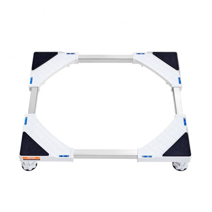 VEVOR Mini-koelkaststandaard 414 x 414 x 96,5 mm Universele wasbasis Verstelbare koelkaststandaard met 4 stabiele voeten Wasmachinebasis voor wasmachine-droger