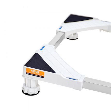 VEVOR Mini-koelkaststandaard 414 x 414 x 96,5 mm Universele wasbasis Verstelbare koelkaststandaard met 4 stabiele voeten Wasmachinebasis voor wasmachine-droger