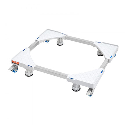 VEVOR Mini-koelkaststandaard 414 x 414 x 104 mm Universele wasbasis Verstelbare koelkaststandaard met soepel rollende wielen Wasmachinebasis voor wasmachine en droger