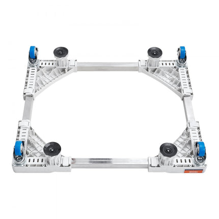 VEVOR Mini-koelkaststandaard 414 x 414 x 104 mm Universele wasbasis Verstelbare koelkaststandaard met soepel rollende wielen Wasmachinebasis voor wasmachine en droger