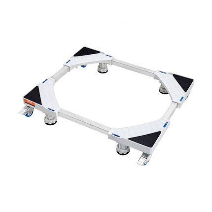 VEVOR Mini-koelkaststandaard 414 x 414 x 104 mm Universele wasbasis Verstelbare koelkaststandaard met soepel rollende wielen Wasmachinebasis voor wasmachine en droger