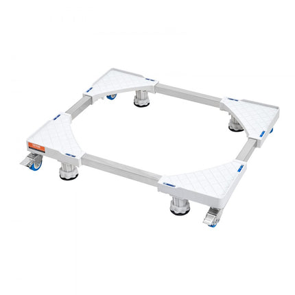 VEVOR Mini-koelkaststandaard 414 x 414 x 104 mm Universele wasbasis Verstelbare koelkaststandaard met soepel rollende wielen Wasmachinebasis voor wasmachine en droger