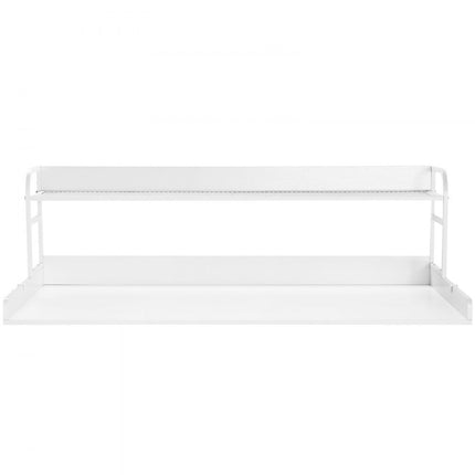 VEVOR was-droogcombinatie werkblad met 2 etages wasmachine wit