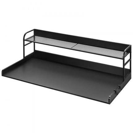 VEVOR Was-droogcombinatie Werkblad met 2 lagen Wasmachine Zwart