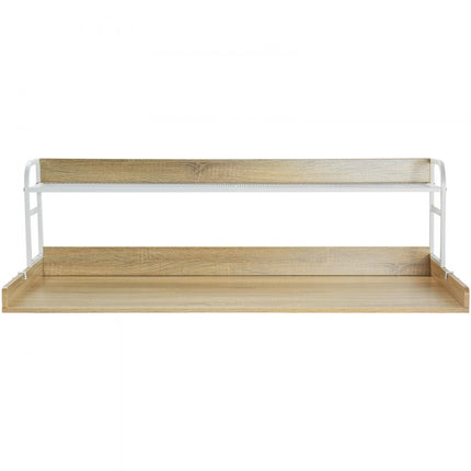 VEVOR was-droogcombinatie aanrecht met 2 lagen wasmachine eiken kleur