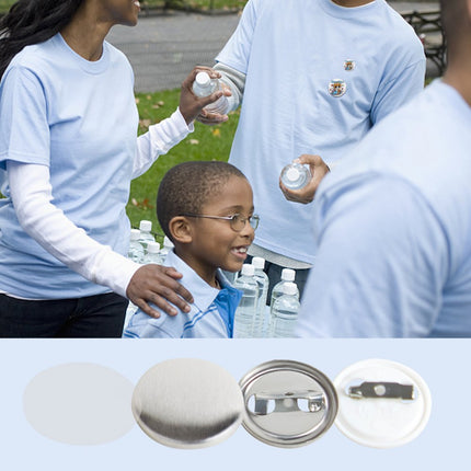 VEVOR Button Machine knopenmachine knopenmaakmachine 25mm 500 stuks Badgepons Pers Metaal