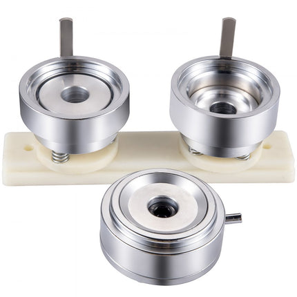 VEVOR Knopenmachine Button Machine Badge Ponsen Sterven 44 mm Aluminium Diy Ronde Knop Mal Abs Kunststof Schuifrail Aluminiumlegering Kern Button