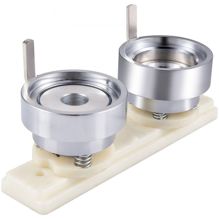 VEVOR Knopenmachine Button Machine Badge Ponsen Sterven 44 mm Aluminium Diy Ronde Knop Mal Abs Kunststof Schuifrail Aluminiumlegering Kern Button