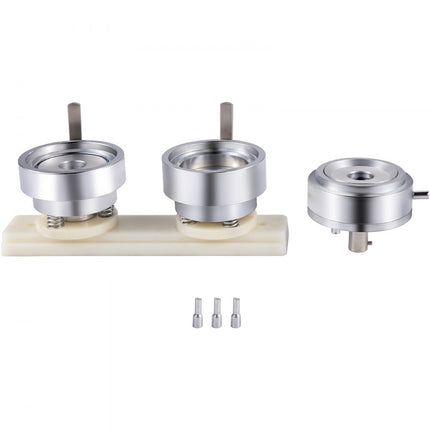 VEVOR Knopenmachine Button Machine Badge Ponsen Sterven 44 mm Aluminium Diy Ronde Knop Mal Abs Kunststof Schuifrail Aluminiumlegering Kern Button