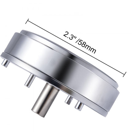 VEVOR Knopenmachine Button Machine Handleiding Ronde Badge Knop Maker 58mm Badge Snijmachine Matrijzenmateriaal Koolstofstaal Desktop Handmatige