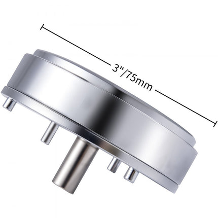 VEVOR Knopenmachine Button Machine Badge Ponsen Sterven 75 mm Aluminium Diy Ronde Knop Button Maker Abs Kunststof Schuifrail Duurzame Schimmel