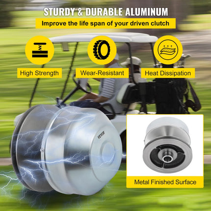 VEVOR G2-G22 aandrijfkoppeling, compatibel met Yamaha golfkar uit 1985 G2 G8 G9 G14 G16 G22 4-taktwagens Gasgolfkar uit 1985