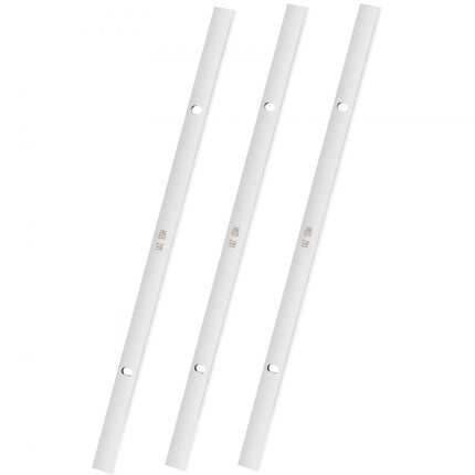 VEVOR vervangend schaafmes HSS schaafmachine 33,1 x 1,65 x 0,2 cm stroken schaafmes geschikt voor ca. 32 & 33 cm schaafdikte schaafmachine schaafmes 40° hellingshoek voor het schaven van hout, bamboe, voering nylon etc.