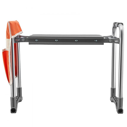 VEVOR tuinkniebank kniebank met zacht kniekussen voor tuinieren - tuinkniebank opvouwbare tuinkruk tot 150 kg met gereedschapstassen, tuinstoel om te knielen en zitten 550 x 300 x 445 mm