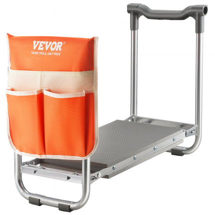 VEVOR tuinkniebank kniebank met zacht kniekussen voor tuinieren - tuinkniebank opvouwbare tuinkruk tot 150 kg met gereedschapstassen, tuinstoel om te knielen en zitten 550 x 300 x 445 mm