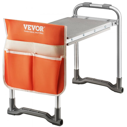 VEVOR tuinkniebank kniebank met zacht kniekussen voor tuinieren - tuinkniebank opvouwbare tuinkruk tot 150 kg met gereedschapstassen, tuinstoel om te knielen en zitten 550 x 300 x 445 mm