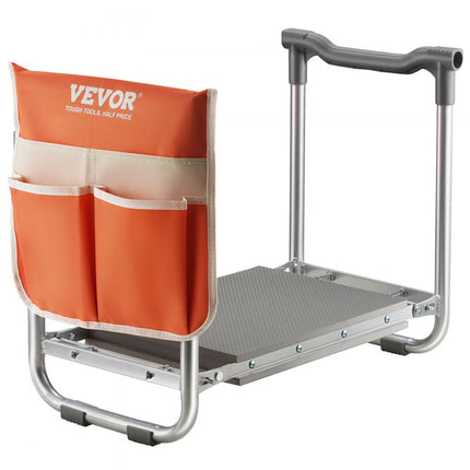 VEVOR tuinkniebank kniebank met zacht kniekussen voor tuinieren - tuinkniebank opvouwbare tuinkruk tot 150 kg met gereedschapstassen, tuinstoel om te knielen en zitten 550 x 300 x 445 mm
