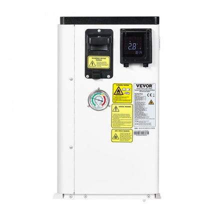 VEVOR elektrische zwembadwarmtepomp 2,51-11,38 kW Energiebesparende variabele frequentie
