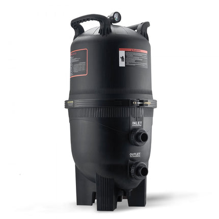 VEVOR Patroonzwembadfilter, 49 m² filteroppervlak, ingebouwd zwembadfilter, bovengronds zwembadfiltratiefiltersysteem met upgradefilter en lekvrij, voor bubbelbaden, spa, opblaasbare zwembaden