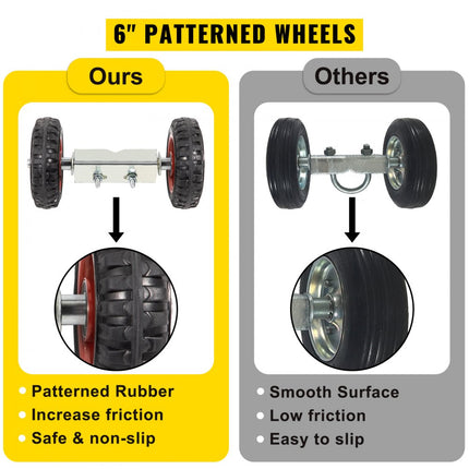 VEVOR Schuifdeur Systeem Schuifdeurbeslagset 18 x 31,5 x 30 cm 14kg Staal Rolhek