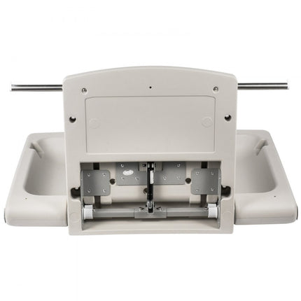 VEVOR Babyverschoontafel Luiercommode Muur Gemonteerde Commercieel HDPE Grijs