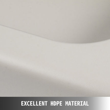 VEVOR Babyverschoontafel Luiercommode Muur Gemonteerde Commercieel HDPE Grijs