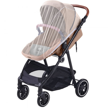VEVOR 3-in-1 kinderwagen kinderbuggy reisbuggy buggy autostoel lichtbruin/bruin